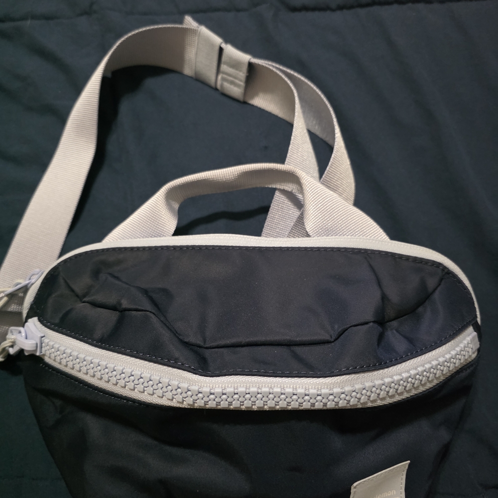 Stylish Baby Blue & Navy Blue Belt Bag